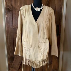 𝅺Vintage Coldwater‎ Creek Suede Jacket size 2X